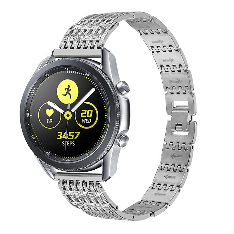 Women's Fashionable Rhinestone Decor 304 Stainless Steel Smart Watch Band Smart Bracelet Strap for Samsung Gear S3 Frontier Women's Fashionable Rhinestone Decor 304 Stainless Steel Smart Watch Band Smart Bracelet Strap for Samsung Gear S3 Frontier